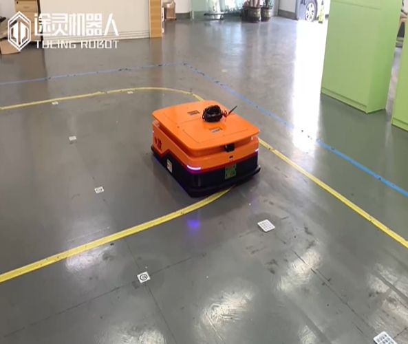二維碼導航背負式AGV